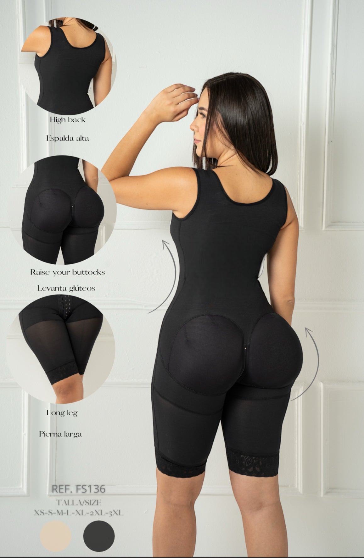 Open‑Bust Recovery Shapewear with Straps